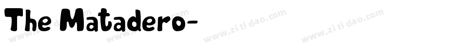 The Matadero字体转换